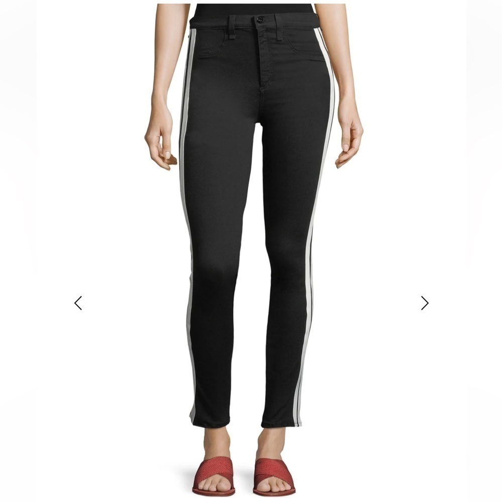 Rag & Bone Mito High Rise Side Striped Skinny Jeans - Picture 2 of 8